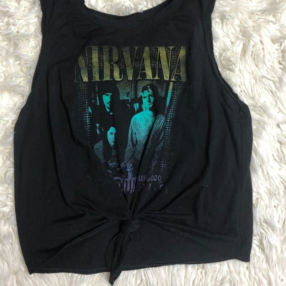 Nirvana Knotted tank top - Picture 2 of 4